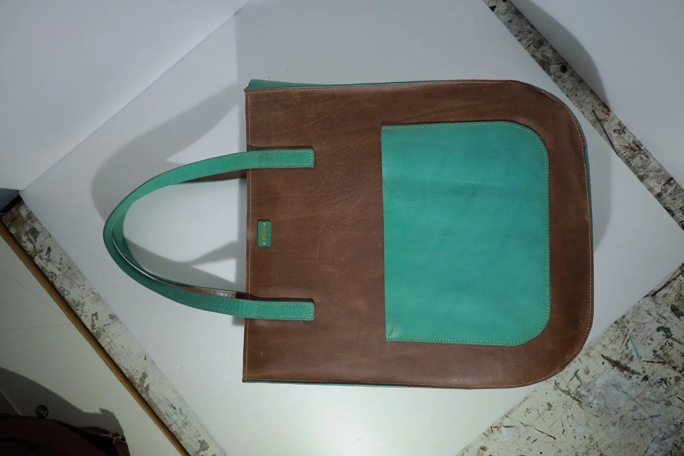 Bathik Leather Bag
